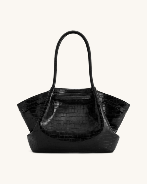 Le Mykonos — Noir croco